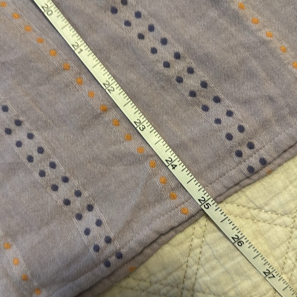 J. Jill Lavender Embroidered Blouse - Picture 7 of 7